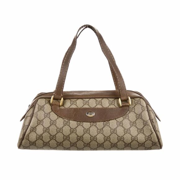 Vintage Gucci canvas and leather bag - Picture 2 of 16